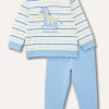 Blukids Set pigiama lungo in puro cotone neonata- Pigiami