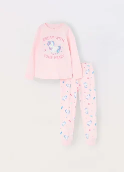 Blukids Set pigiama lungo in puro cotone bambina- Pigiami
