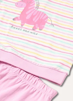 Blukids Set pigiama lungo in puro cotone neonata- Pigiami