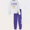 Blukids Set pigiama lungo NBA in cotone ragazzo- Pigiami