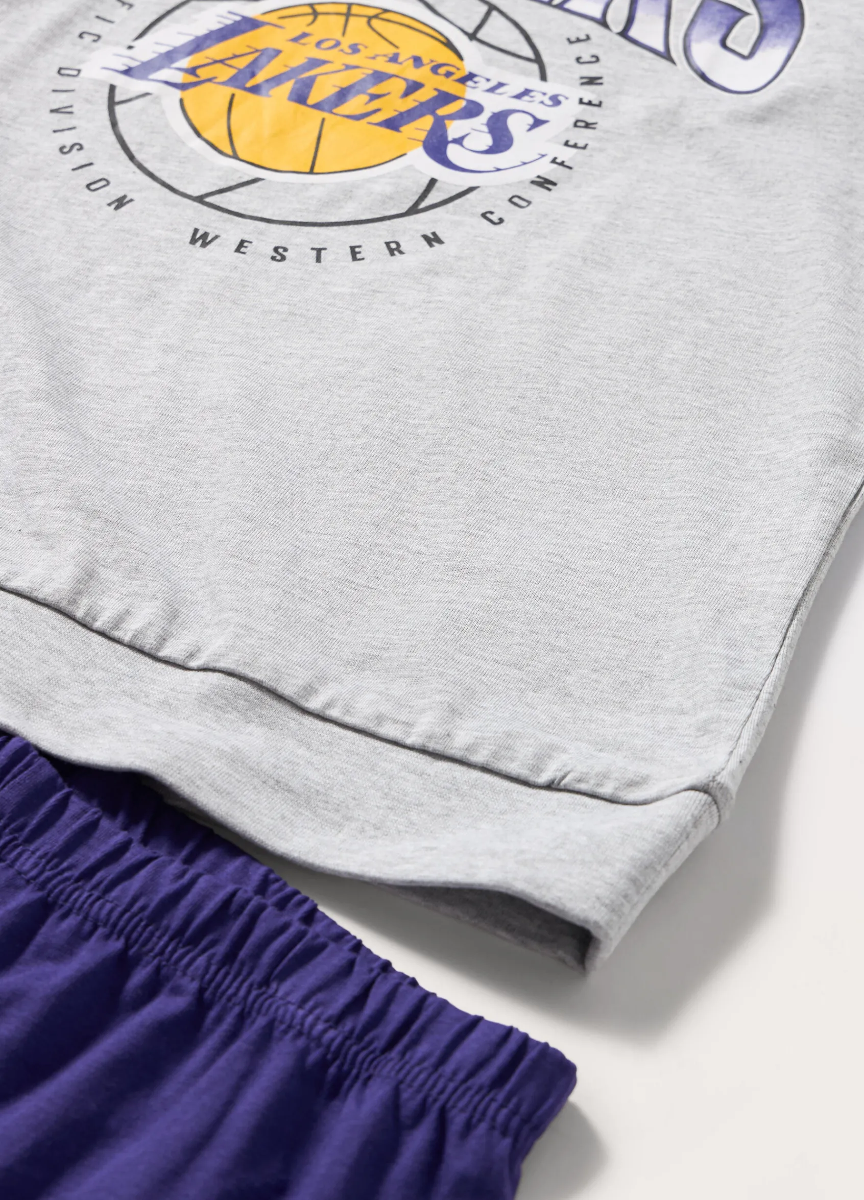 Blukids Set pigiama lungo NBA in cotone ragazzo- Pigiami