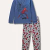 Blukids Set pigiama Spiderman in cotone bambino-Bambino Pigiami