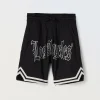 Blukids Short in mesh con stampa ragazzo- Pantaloni