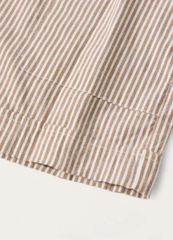 Blukids Shorts a righe in cotone stretch ragazza- Pantaloni