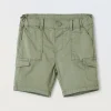 Blukids Shorts cargo in cotone stretch neonato- Pantaloni