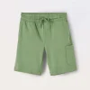 Blukids Shorts cargo in french terry di puro cotone bambino-Bambino Pantaloni