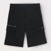 Blukids Shorts cargo in french terry di puro cotone ragazzo- Pantaloni