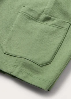 Blukids Shorts cargo in french terry di puro cotone bambino-Bambino Pantaloni