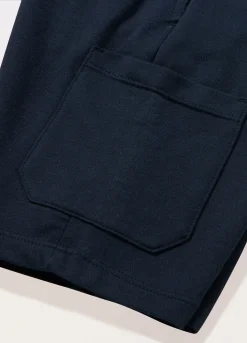 Blukids Shorts cargo in french terry di puro cotone bambino-Bambino Pantaloni