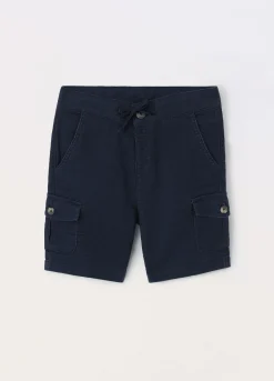 Blukids Shorts cargo in puro cotone bambino-Bambino Pantaloni