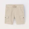 Blukids Shorts cargo in puro cotone bambino-Bambino Pantaloni
