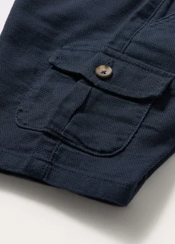 Blukids Shorts cargo in puro cotone bambino-Bambino Pantaloni