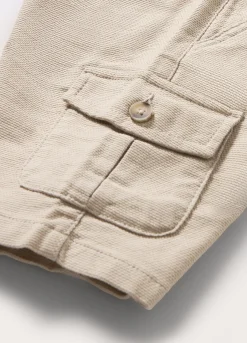 Blukids Shorts cargo in puro cotone bambino-Bambino Pantaloni