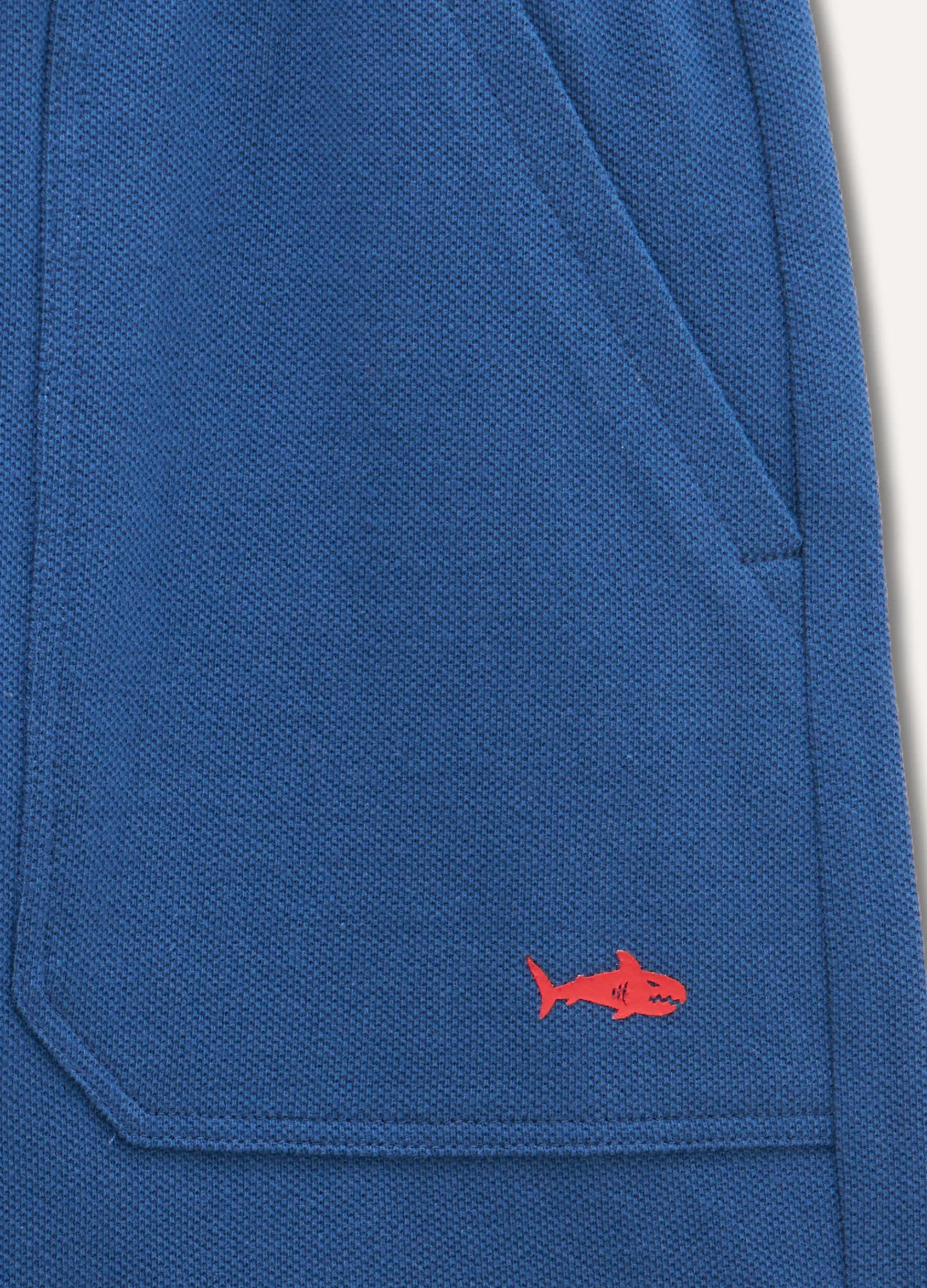 Blukids Shorts in cotone Piquet bambino-Bambino Pantaloni