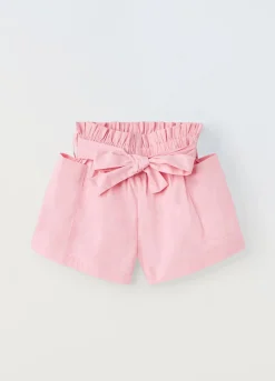 Blukids Shorts in cotone stretch bambina- Pantaloni