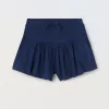 Blukids Shorts in cotone stretch bambina- Pantaloni