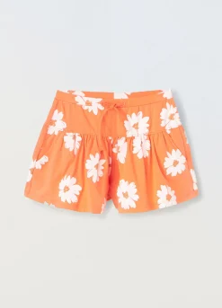 Blukids Shorts in cotone stretch bambina- Pantaloni
