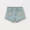 Blukids Shorts in denim di cotone stretch bambina- Jeans