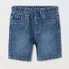 Blukids Shorts in denim di misto cotone bambino-Bambino Jeans