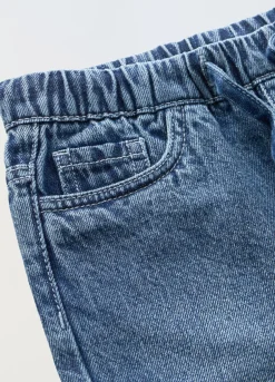 Blukids Shorts in denim di misto cotone bambino-Bambino Jeans