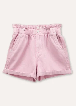 Blukids Shorts in denim di puro cotone ragazza- Jeans