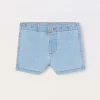 Blukids Shorts in denim misto cotone bambina- Jeans