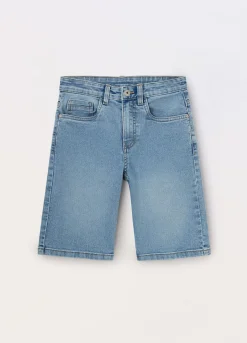 Blukids Shorts in denim misto cotone ragazzo- Jeans