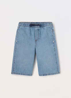 Blukids Shorts in denim misto cotone ragazzo- Jeans