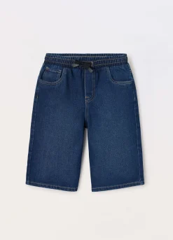 Blukids Shorts in denim misto cotone ragazzo- Jeans