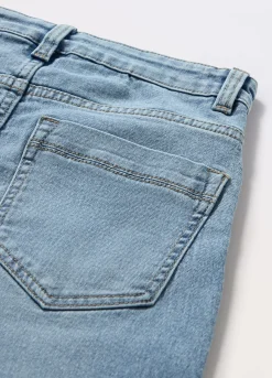 Blukids Shorts in denim misto cotone ragazzo- Jeans