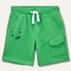 Blukids Shorts in felpa di puro cotone neonato- Pantaloni