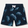 Blukids Shorts in felpa di puro cotone stampato neonato- Pantaloni