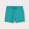 Blukids Shorts in french terry di puro cotone neonata- Pantaloni