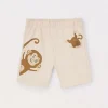 Blukids Shorts in french terry di puro cotone neonato- Pantaloni