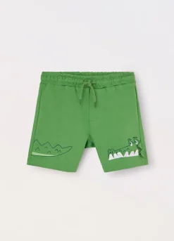 Blukids Shorts in french terry di puro cotone neonato- Pantaloni