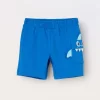 Blukids Shorts in french terry di puro cotone neonato- Pantaloni