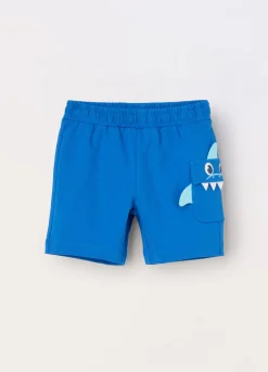 Blukids Shorts in french terry di puro cotone neonato- Pantaloni