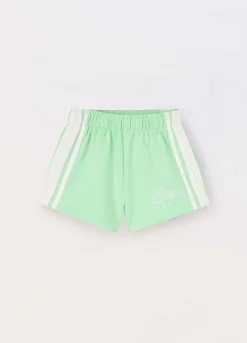 Blukids Shorts in french terry di puro cotone bambina- Pantaloni