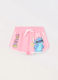 Blukids Shorts in french terry di misto cotone bambina- Pantaloni