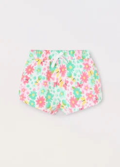 Blukids Shorts in french terry di puro cotone bambina- Pantaloni