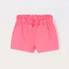 Blukids Shorts in french terry di puro cotone bambina- Pantaloni