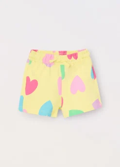 Blukids Shorts in french terry di puro cotone neonata- Pantaloni