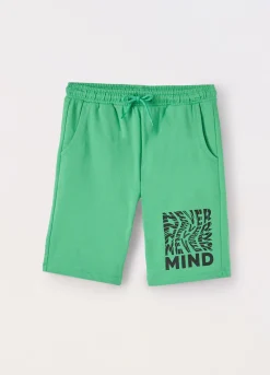 Blukids Shorts in french terry di puro cotone ragazzo- Pantaloni