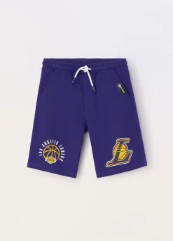 Blukids Shorts in french terry di puro cotone ragazzo- Pantaloni