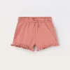 Blukids Shorts in french terry di puro cotone neonata- Pantaloni