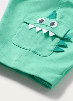 Blukids Shorts in french terry di puro cotone neonato- Pantaloni