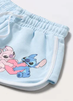 Blukids Shorts in french terry di misto cotone bambina- Pantaloni