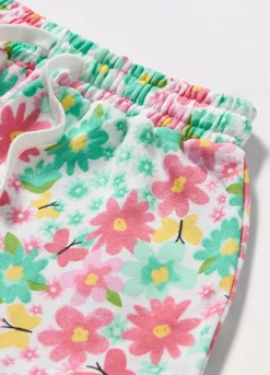 Blukids Shorts in french terry di puro cotone bambina- Pantaloni