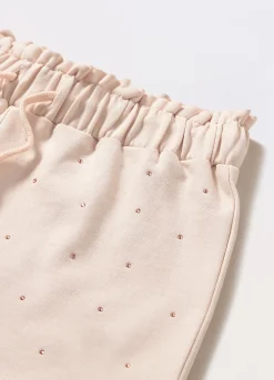 Blukids Shorts in french terry di puro cotone bambina- Pantaloni