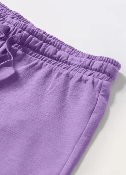 Blukids Shorts in french terry di puro cotone ragazza- Pantaloni